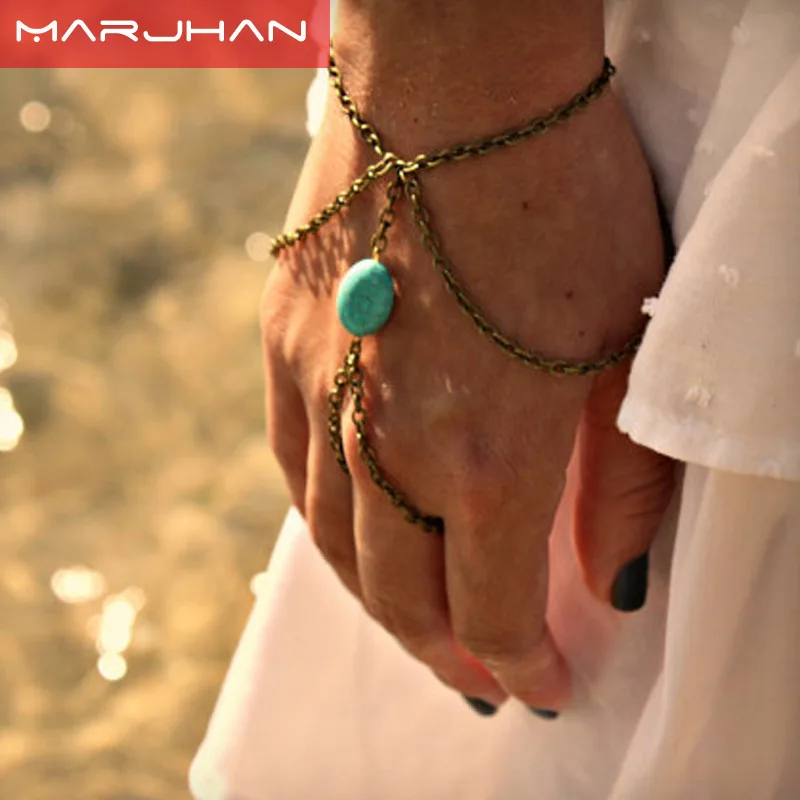 2016 Women Summer Jewelry Gold Silver Boho Bead Slave Hand Chain Pieces Bracelet Finger for Girls
2016 Women Summer Jewelry Gold Silver Boho Bead Slave Hand Chain Pieces Bracelet Finger for Girls