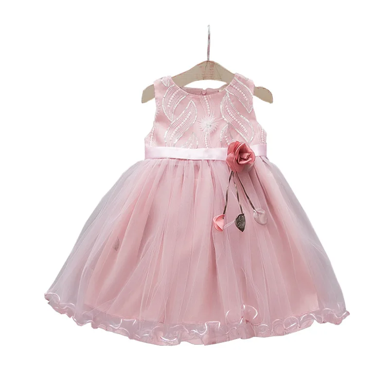 Toddler Girl Dress Fashion Baby Girl Summer Dress Belt with Boutonniere Appliques Sleeveless O-Neck Mesh Infant Princess Dresses
Toddler Girl Dress Fashion Baby Girl Summer Dress Belt with Boutonniere Appliques Sleeveless O-Neck Mesh Infant Princess Dresses