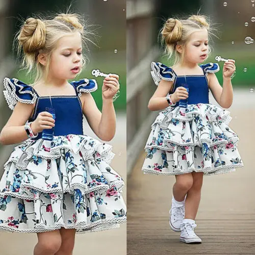 New Princess Kids Baby Girls Floral Layer Dress Sleeveless Summer Children Girls Fashion Birthday Pageant Wedding Party Dress
New Princess Kids Baby Girls Floral Layer Dress Sleeveless Summer Children Girls Fashion Birthday Pageant Wedding Party Dress