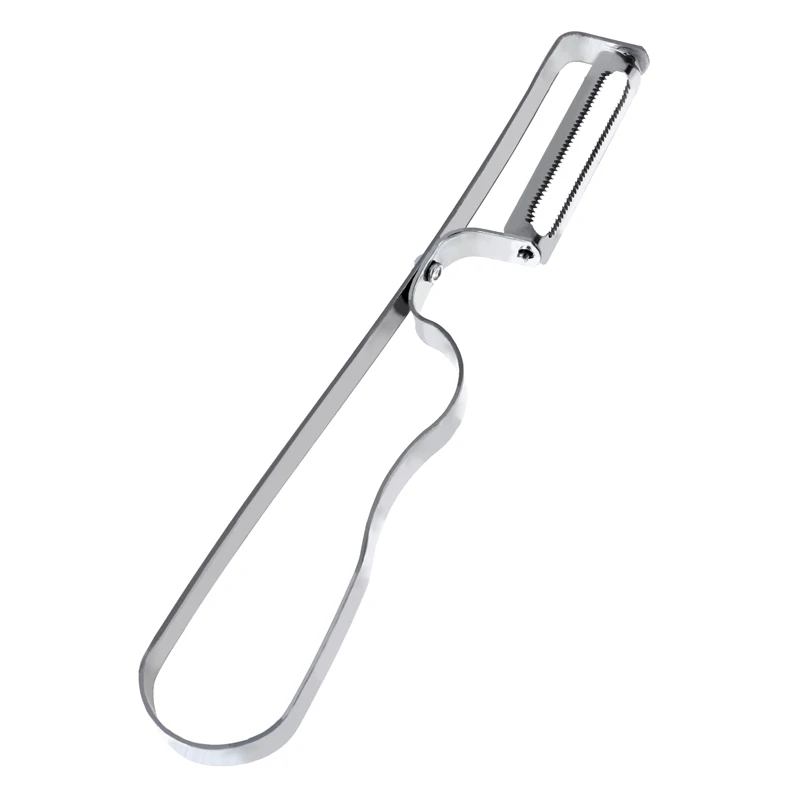 Multifunctional Stainless steel kitchen Tooth type planer fruits and fruit peeler 16.5*2.5cm
Multifunctional Stainless steel kitchen Tooth type planer fruits and fruit peeler 16.5*2.5cm