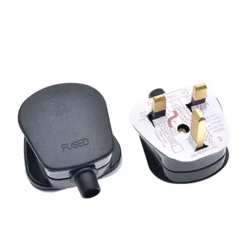 White/Black 3 Pin UK Mains Top Plug 13A 13 AMP Appliance Power Socket Fuse Adapter Household,1 pcs
White/Black 3 Pin UK Mains Top Plug 13A 13 AMP Appliance Power Socket Fuse Adapter Household,1 pcs