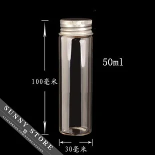 10pcs/lot 30x100x21mm 50ml Aluminum Screw Cap Glass Bottles , Transparent Glass Bottles Creative Decorative Vials Tea Canister
10pcs/lot 30x100x21mm 50ml Aluminum Screw Cap Glass Bottles , Transparent Glass Bottles Creative Decorative Vials Tea Canister