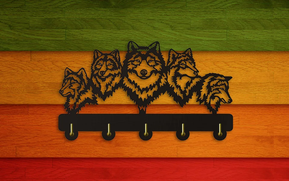 Wildlife Wolf  Wall Hanger