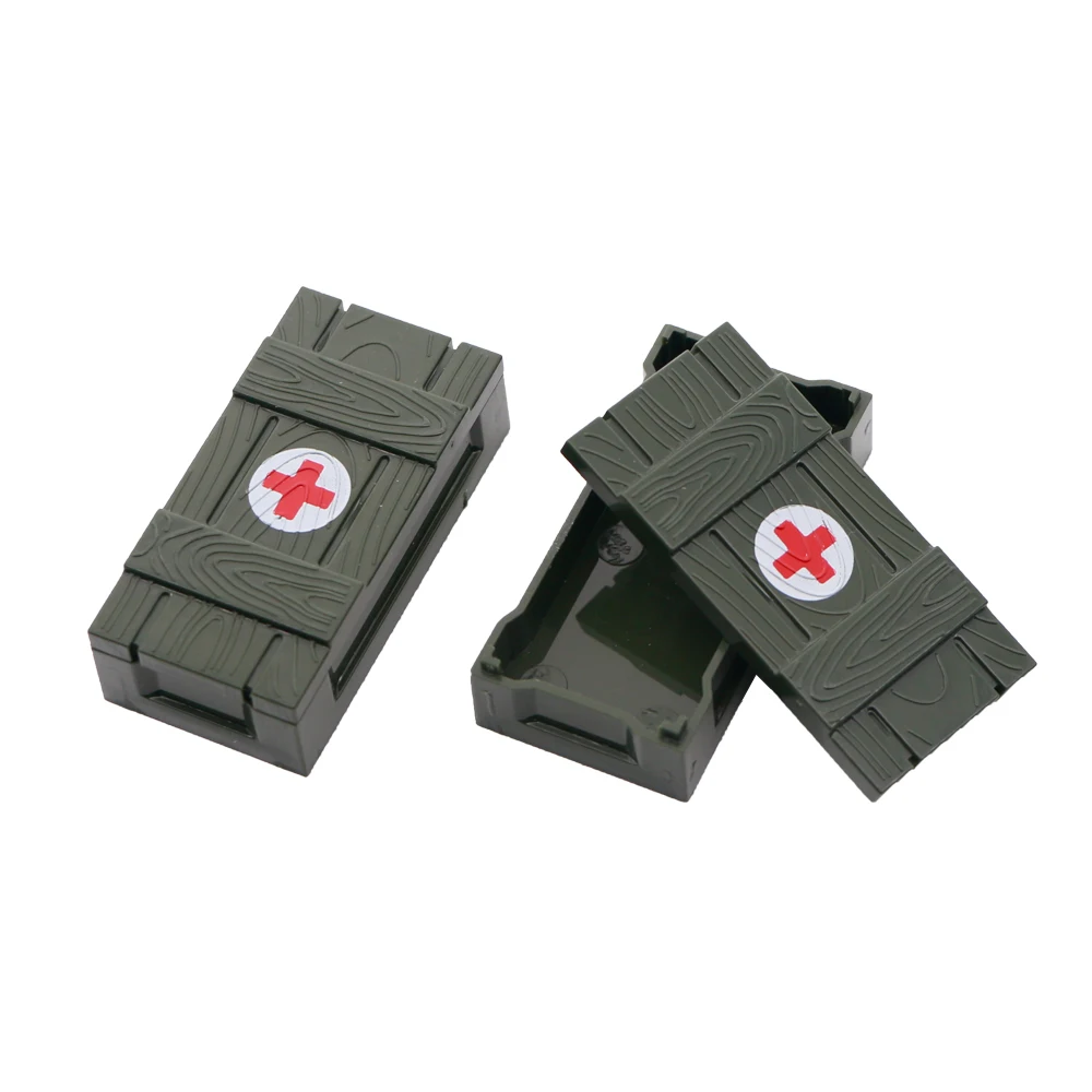 Military Weapon Pack Box Building Blocks WW2 Army Soldier Accessories Medical Chest Printed MOC Brick Compatible Block Toys
Military Weapon Pack Box Building Blocks WW2 Army Soldier Accessories Medical Chest Printed MOC Brick Compatible Block Toys