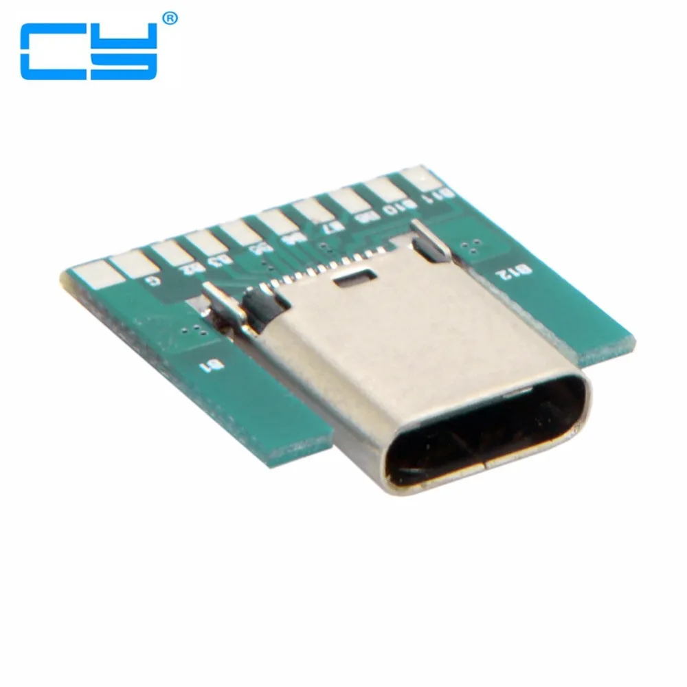 DIY 24pin USB-C USB 3,1 Type C штекер & гнездо и разъем типа SMT с печатной платой 1 комплект
DIY 24pin USB-C USB 3,1 Type C штекер & гнездо и разъем типа SMT с печатной платой 1 комплект