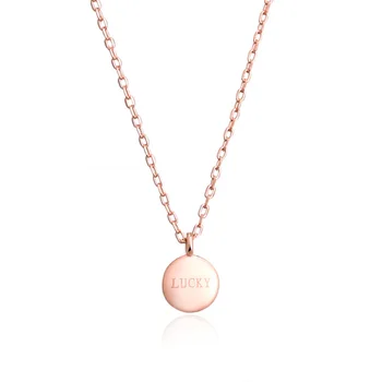 XIYANIKE New 925 Sterling Silver Round Lucky Letter Pendants&Necklace For Women Birthday Gift Fashion Jewelry Collares VNS8397
XIYANIKE New 925 Sterling Silver Round Lucky Letter Pendants&Necklace For Women Birthday Gift Fashion Jewelry Collares VNS8397