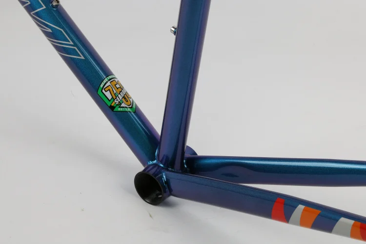 Flash Deal TSUNAMI Ultralight Chrome Frame Carbon Fork Heat Treatment Steel Road Bicycle 700C Chameleon Frameset Caliper Brake Frame 9 Flash Deal TSUNAMI Ultralight Chrome Frame Carbon Fork Heat Treatment Steel Road Bicycle 700C Chameleon Frameset Caliper Brake Frame 9