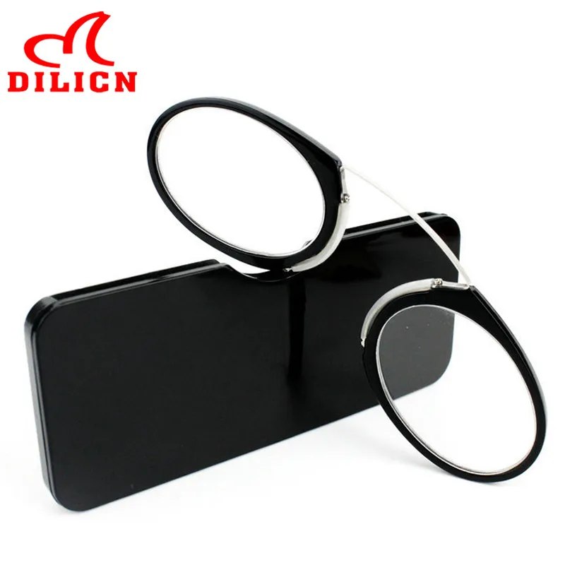 Pod-reader Nose Clip Reading Glasses Tr90 Mini Small SOS Power +1.0-+4.0 Wallet Reader With Case Lunettes Silicon Pad
Pod-reader Nose Clip Reading Glasses Tr90 Mini Small SOS Power +1.0-+4.0 Wallet Reader With Case Lunettes Silicon Pad