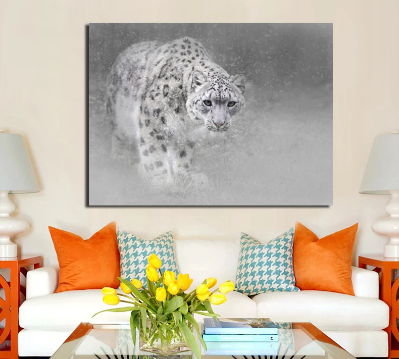 Snow Leopard Print Oil Painting Animal Canvas Art Pictures For Living Room Wall Decor With No Frame Free Shipping
Snow Leopard Print Oil Painting Animal Canvas Art Pictures For Living Room Wall Decor With No Frame Free Shipping