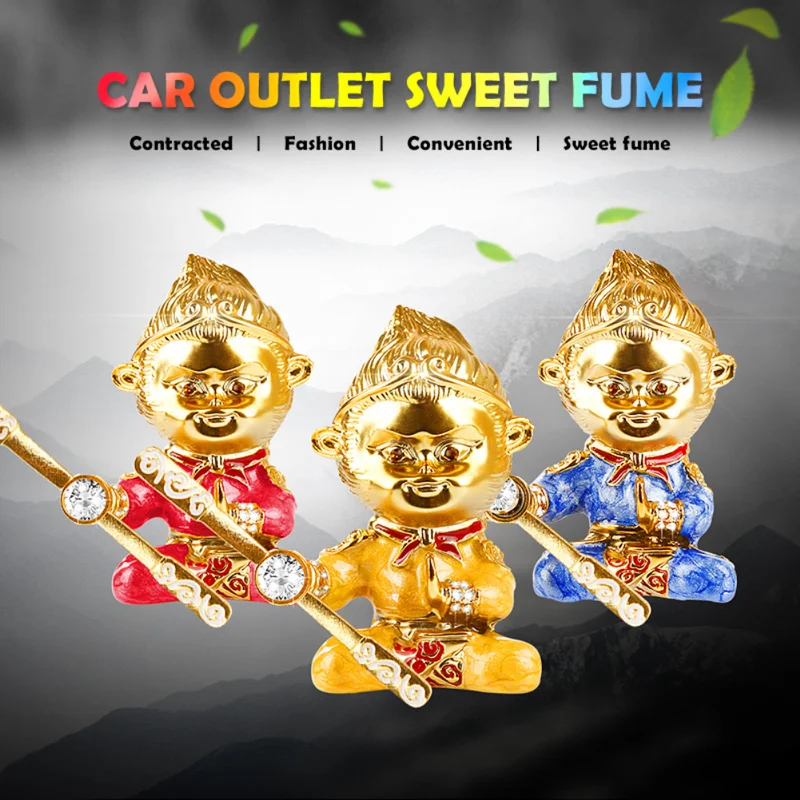 Mini Fashion Sun Wukong Shape Durable Zinc Alloy Auto Air Outlet Clip Perfume Car Interior Accessories Supplement Incense Stick
Mini Fashion Sun Wukong Shape Durable Zinc Alloy Auto Air Outlet Clip Perfume Car Interior Accessories Supplement Incense Stick