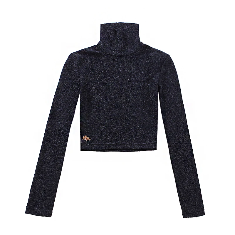 Le Palais vintage2018FW Essential Lurex Basic Short Top Bling Stretch Fabric Turtleneck SequinedLogo Decor Sweatshirt 2 Colors
Le Palais vintage2018FW Essential Lurex Basic Short Top Bling Stretch Fabric Turtleneck SequinedLogo Decor Sweatshirt 2 Colors