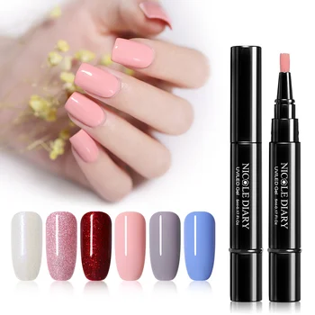 NICOLE DIARY Nail Gel Varnish Pencil One Step Gel Nail Pen No Need Top Base 3 In 1 UV Gel varnish Glitter Polish Gel
NICOLE DIARY Nail Gel Varnish Pencil One Step Gel Nail Pen No Need Top Base 3 In 1 UV Gel varnish Glitter Polish Gel