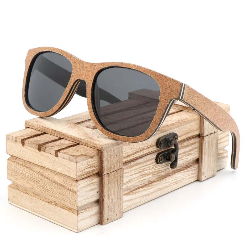 Retro Unique Cork Wooden Sunglasses Men Women Luxury Variation Retro Eyewear Polarized Sunglasses As Gift With Wooden Box
Retro Unique Cork Wooden Sunglasses Men Women Luxury Variation Retro Eyewear Polarized Sunglasses As Gift With Wooden Box