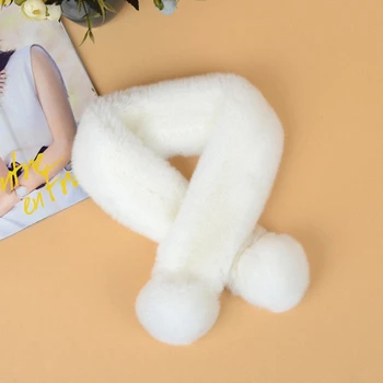 New Style Real Fur Scarf Women Warm Winter High Quality Natural Rex Rabbit Fur Scarves Wraps Female With Fur Pompom S013-white
New Style Real Fur Scarf Women Warm Winter High Quality Natural Rex Rabbit Fur Scarves Wraps Female With Fur Pompom S013-white