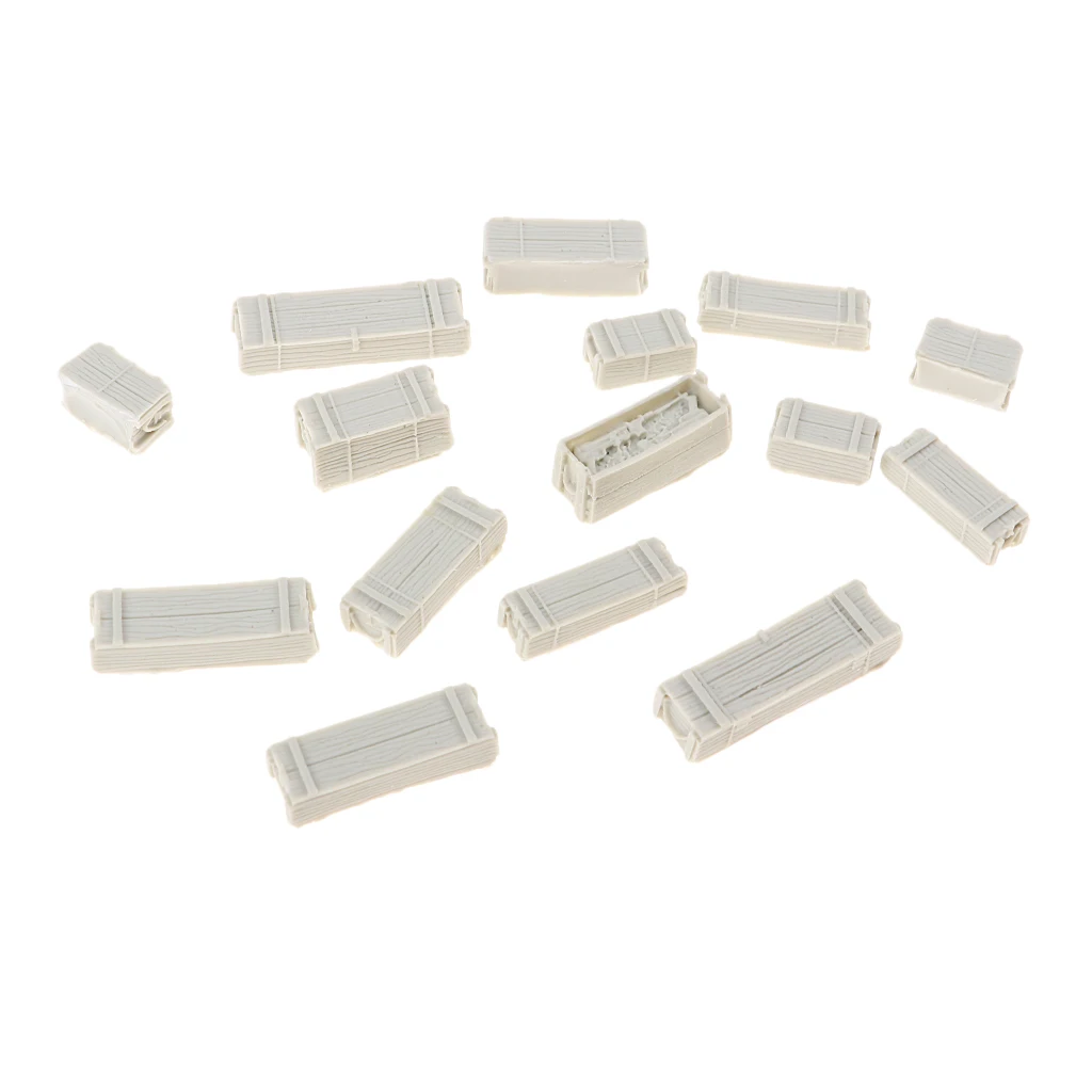 1/35 Resin Figure Kit 15 Crate Miniature War Game WWII Scenery Box Unpainted