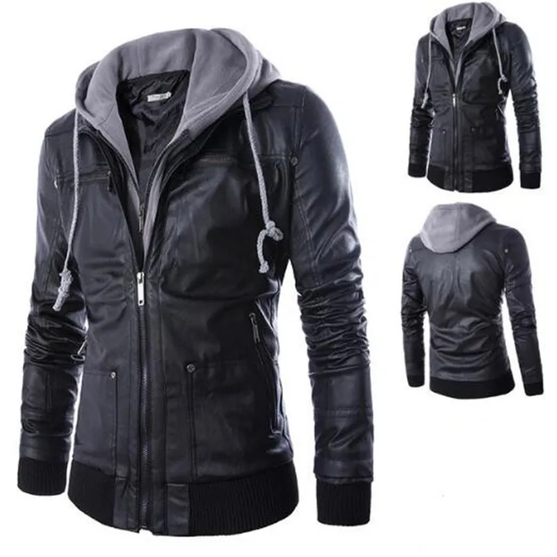 XIU LUO 4XL Leather Jacket Men Motorcycle Jackets Polar Fleece HOOD Detachable PU Faux Leather Jacket 2019 Mens Fashion Jacket
XIU LUO 4XL Leather Jacket Men Motorcycle Jackets Polar Fleece HOOD Detachable PU Faux Leather Jacket 2019 Mens Fashion Jacket