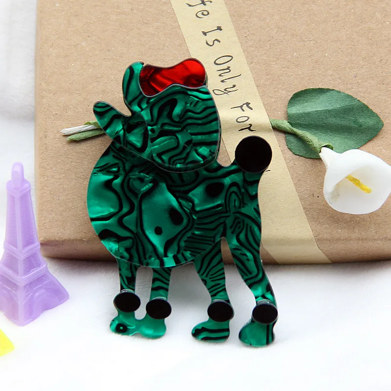 Lovely Poodle Dog Acrylic Brooch Green Resin Animal Pin Badge Brooches And Pins For Women Men Broches Handmade Accessories Gifts
Lovely Poodle Dog Acrylic Brooch Green Resin Animal Pin Badge Brooches And Pins For Women Men Broches Handmade Accessories Gifts