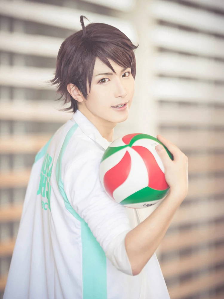 Cosplay&ware Haikyuu Volleyball Toru Oikawa Short Brown Shaggy Layered Tooru Heat Resistant Cosplay Costume Wig 10 Cosplay&ware Haikyuu Volleyball Toru Oikawa Short Brown Shaggy Layered Tooru Heat Resistant Cosplay Costume Wig -Zentai shop online HTB1lI4PisLJ8KJjy0Fnq6AFDpXaB.jpg