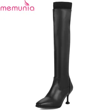 MEMUNIA 2019 hot sale over the knee boots women pointed toe stiletto high heels shoes solid colors autumn winter boots female
MEMUNIA 2019 hot sale over the knee boots women pointed toe stiletto high heels shoes solid colors autumn winter boots female