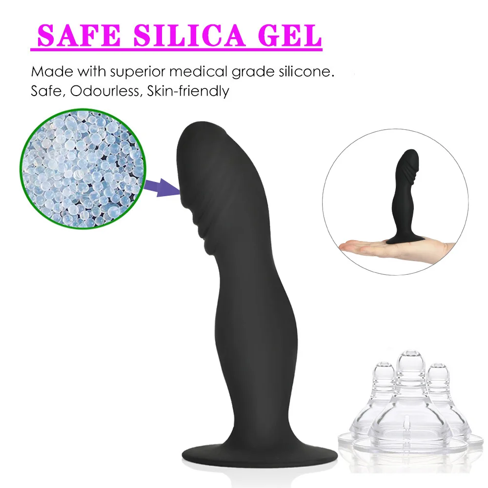 Wireless Remote Dildo Vibrator Anal Plug Prostate Massager Suction Cup Masturbator for Man Remote Dildo Anal Sex Toys for Adults (15)