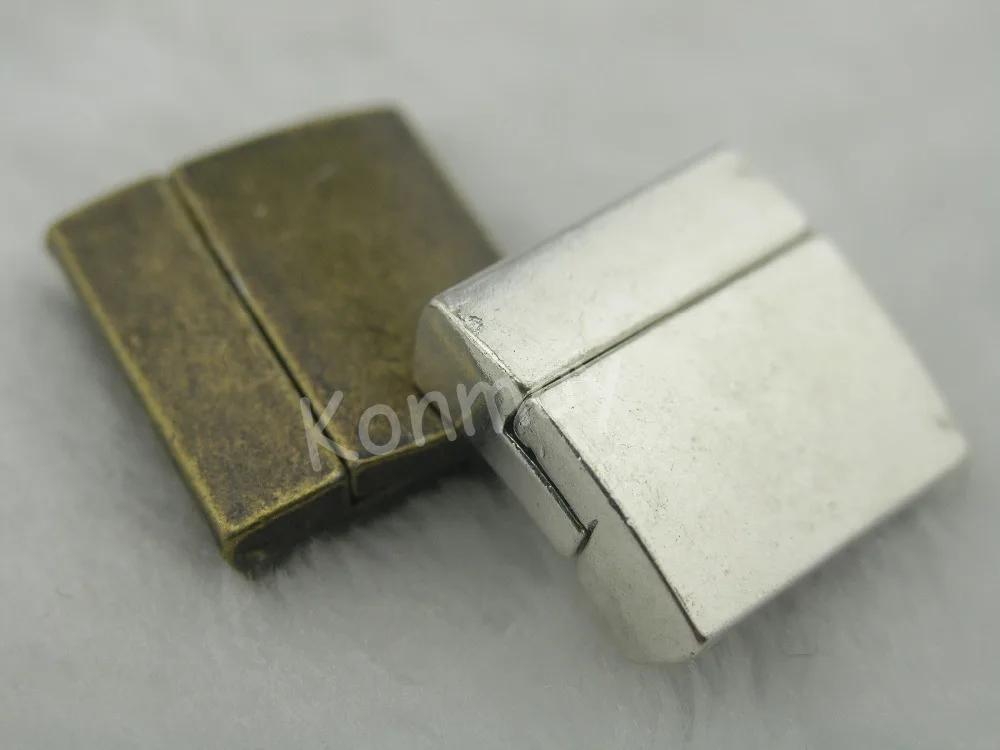 2 Colors--10 Sets 20.0x2.5mm Magnetic Clasp for Leather Bracelet Making Jewelry Findings---CLP1166
2 Colors--10 Sets 20.0x2.5mm Magnetic Clasp for Leather Bracelet Making Jewelry Findings---CLP1166
