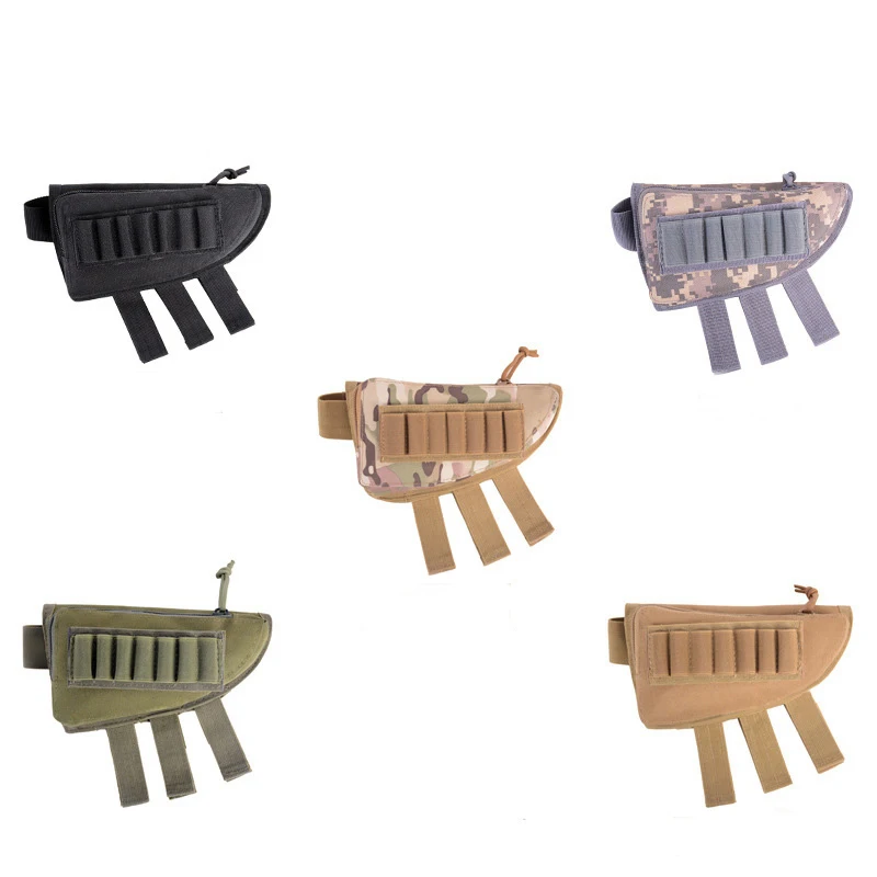 Multifuction Tactical Buttstock Military Hunting Shooting Pouches Tactical Buttstock Cheek Rest Ammo Poushes
Multifuction Tactical Buttstock Military Hunting Shooting Pouches Tactical Buttstock Cheek Rest Ammo Poushes