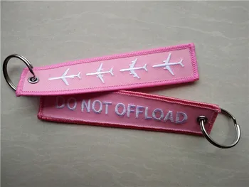 Do Not Offload 4 Aircraft Fabric Embroidery Pilot Key Chains
Do Not Offload 4 Aircraft Fabric Embroidery Pilot Key Chains