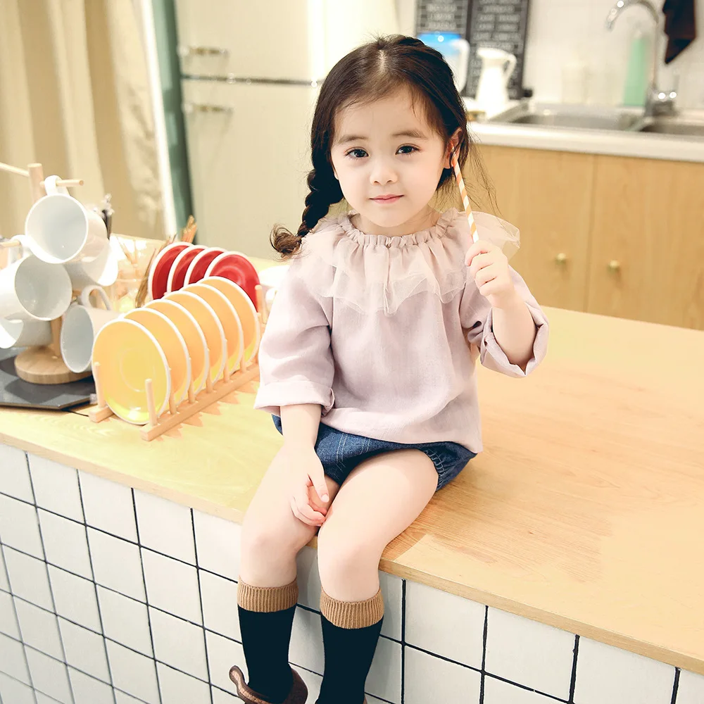 Girls blouse Female Child Cotton Shirt Collar Sweet Lotus Baby Breathable Baby Girl Clothes Long Sleeve Girls blouse
Girls blouse Female Child Cotton Shirt Collar Sweet Lotus Baby Breathable Baby Girl Clothes Long Sleeve Girls blouse