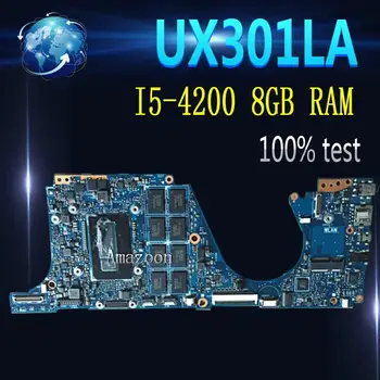 Amazoon UX301LA Laptop motherboard For Asus UX301LA UX301LAA UX301L UX301 Test original mainboard I5-4200 8GB RAM
Amazoon UX301LA Laptop motherboard For Asus UX301LA UX301LAA UX301L UX301 Test original mainboard I5-4200 8GB RAM