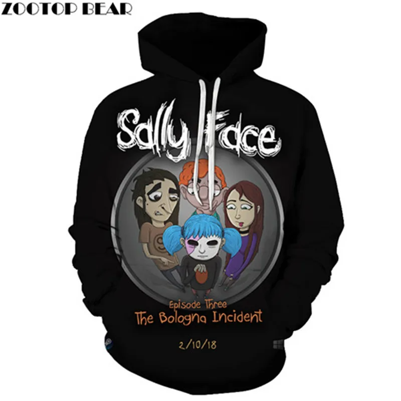 Sportsuit Men Hoodies Pullover Anime 3D Print sally face Brand Sweatshirts Qaulity Unisex Fashion Streetwear Coats ZOOTOP BEAR
Sportsuit Men Hoodies Pullover Anime 3D Print sally face Brand Sweatshirts Qaulity Unisex Fashion Streetwear Coats ZOOTOP BEAR