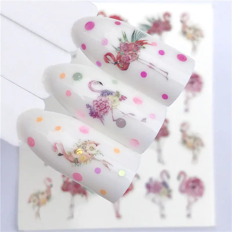 WUF 1 PC Flamingo Nail Stickers Water Decals Cute Animals Rabbit Owl Wraps Flora Watermark Adhesive Decoration Manicure
WUF 1 PC Flamingo Nail Stickers Water Decals Cute Animals Rabbit Owl Wraps Flora Watermark Adhesive Decoration Manicure
