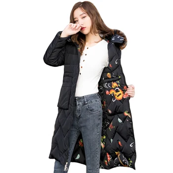 2019 High Quality Winter Jacket Women Can Be Worn On Both Sides Hooded With Fur Collar Female Parka Outwear Long Warm Coat
2019 High Quality Winter Jacket Women Can Be Worn On Both Sides Hooded With Fur Collar Female Parka Outwear Long Warm Coat