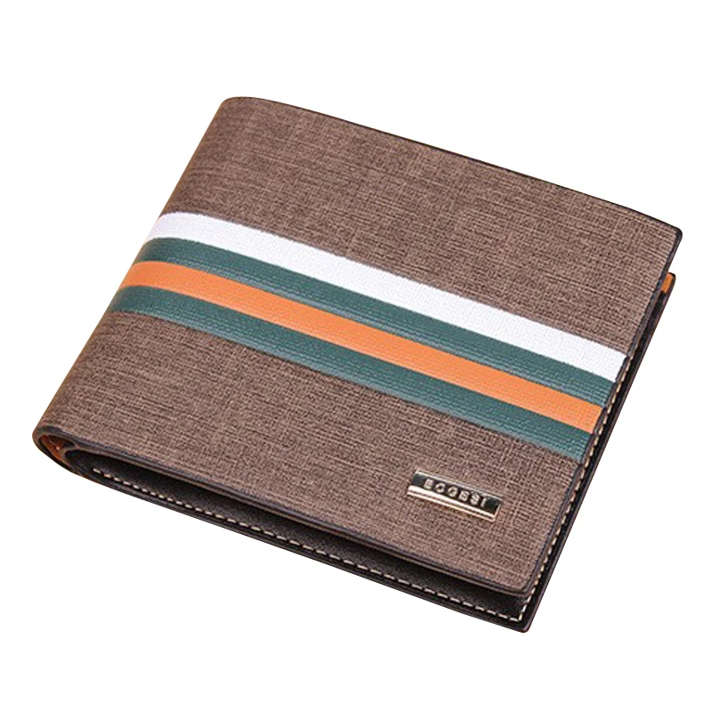 New Arrival Short Striped Designer Men's Leather Wallet Man Tri-fold Purse Credit Card Holder For Male
New Arrival Short Striped Designer Men's Leather Wallet Man Tri-fold Purse Credit Card Holder For Male