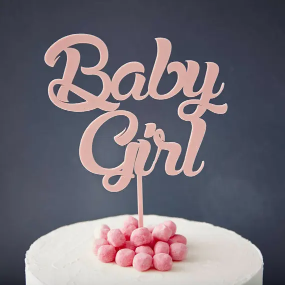 Acrylic Rose Gold " Baby Girl " Cake Topper Girl Baby Birthday Cake Toppers for Cake Decorating Baby Shower
Acrylic Rose Gold " Baby Girl " Cake Topper Girl Baby Birthday Cake Toppers for Cake Decorating Baby Shower