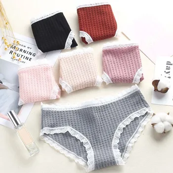 Women Cotton Spiral Pattern Panties Solid Sexy Lace Underwear Cute Lovely Sweety Girls Briefs Soft Knickers Calcinha Lingerie
Women Cotton Spiral Pattern Panties Solid Sexy Lace Underwear Cute Lovely Sweety Girls Briefs Soft Knickers Calcinha Lingerie