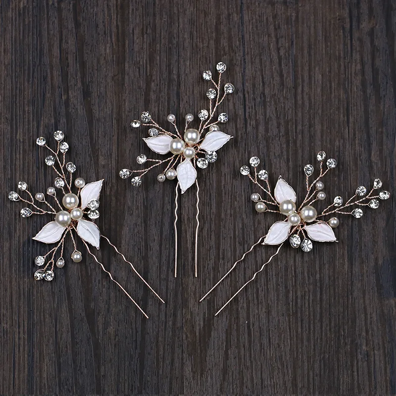 Hair Pins Wedding Hair Accessories Bridal Headdress Pretty Handmade Leaves HairPins Hair Stick Pearl Crystal Hair Jewelry
Hair Pins Wedding Hair Accessories Bridal Headdress Pretty Handmade Leaves HairPins Hair Stick Pearl Crystal Hair Jewelry