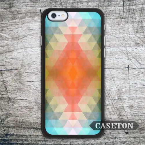 Blue Orange Geometric font b Case b font For font b iPhone b font font b