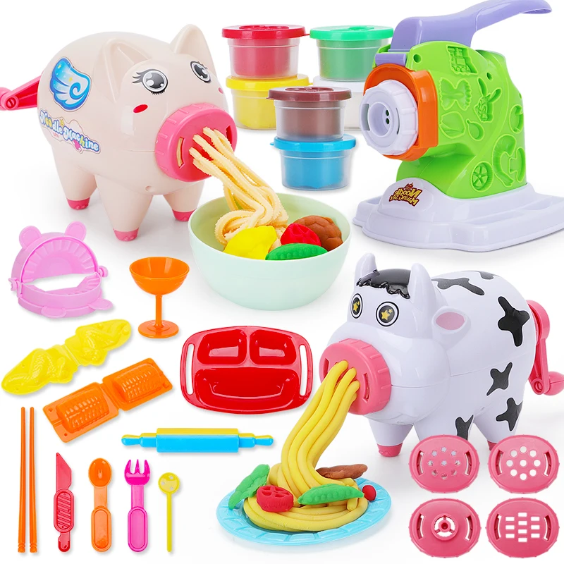 Children's Plasticine Mold Pig Color Mud Pasta Machine Puzzle Non-toxic 3D Plasticine Tool Set Play House Kitchen dropshipping
Children's Plasticine Mold Pig Color Mud Pasta Machine Puzzle Non-toxic 3D Plasticine Tool Set Play House Kitchen dropshipping