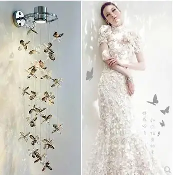 L Crystal walllamp butterfly flower led decoration Princess room lamp bedside bedroom bedside lamp crystal lamp restaurant wall 
L Crystal walllamp butterfly flower led decoration Princess room lamp bedside bedroom bedside lamp crystal lamp restaurant wall