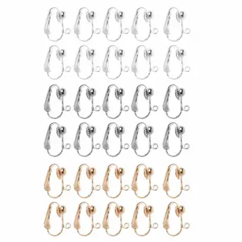10Pcs Clip-on Earring Converter with Easy Open Loop No Pierce Ear Gold and silver color Jewelry Making
10Pcs Clip-on Earring Converter with Easy Open Loop No Pierce Ear Gold and silver color Jewelry Making