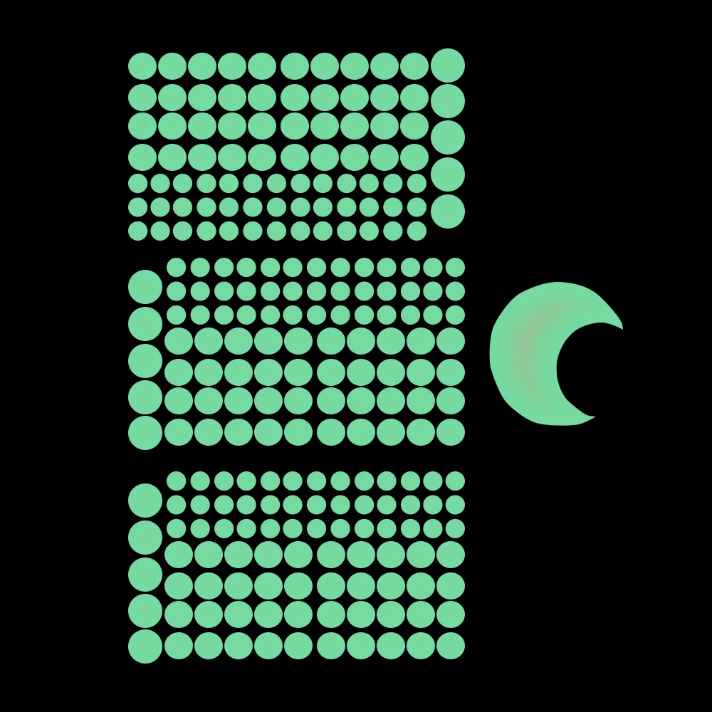 104/252/407pcs Fashion Luminous Glow Dark Star Round Dot Home Ceiling Decor Cartoon DIY Switch Sticker Party Supplies
104/252/407pcs Fashion Luminous Glow Dark Star Round Dot Home Ceiling Decor Cartoon DIY Switch Sticker Party Supplies
