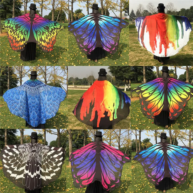 HIRIGIN Pop Adult Women Fabric Butterfly Wings Cloak Robe Shawl Fairy Fancy Cosplay Costumes
HIRIGIN Pop Adult Women Fabric Butterfly Wings Cloak Robe Shawl Fairy Fancy Cosplay Costumes