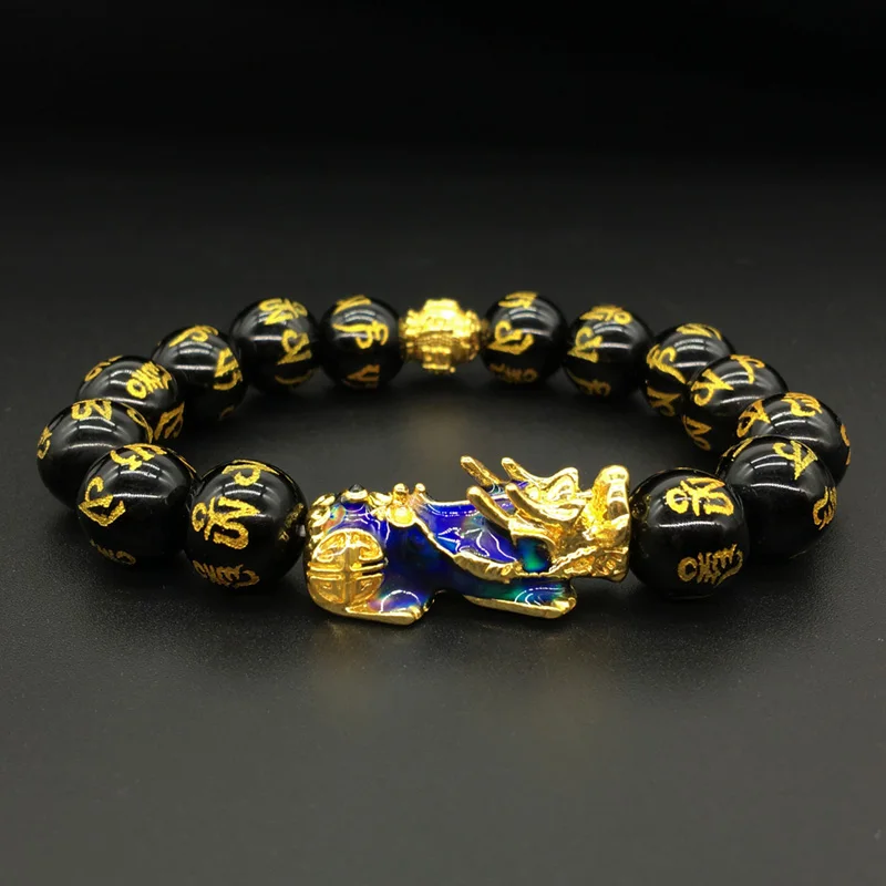 2019 Buddhism Pixiu Brave Troops Novel Mantra Temperature Change Color Lucky Energy 12mm Bead Bangles & Bracelets for Men Gift
2019 Buddhism Pixiu Brave Troops Novel Mantra Temperature Change Color Lucky Energy 12mm Bead Bangles & Bracelets for Men Gift