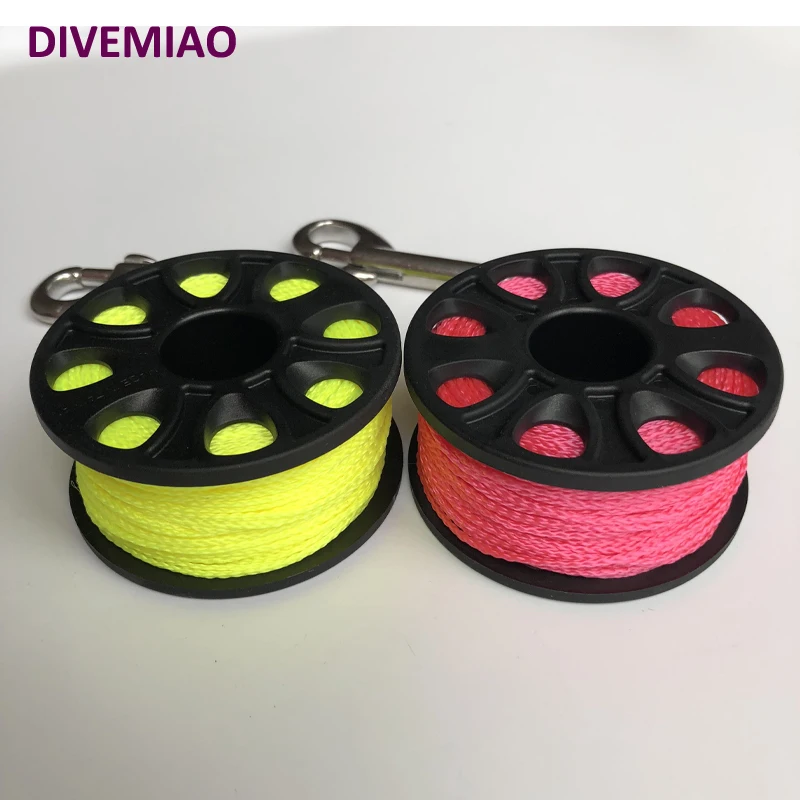 2018 new arrive DIVEMIAO scuba gear dive reel finger spool reel 30M ropes with SS double ended snap Fluorescent yellow color
2018 new arrive DIVEMIAO scuba gear dive reel finger spool reel 30M ropes with SS double ended snap Fluorescent yellow color