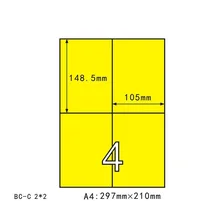 50 Sheets blue color A4 Self-adhesive Sticker Rectangle Label Sticker Yellow A4 sheet die-cutsticker labels
50 Sheets blue color A4 Self-adhesive Sticker Rectangle Label Sticker Yellow A4 sheet die-cutsticker labels