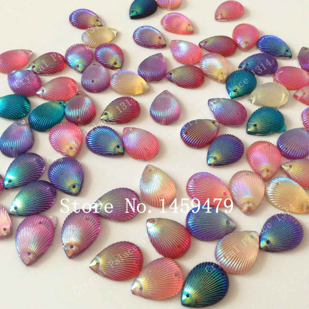 Fashion Loose Beads New Product Loose Resin Rhinestones Mix Color AB 30pcs 13X18mm Drop Water Shell Sewing Garments Accessories
Fashion Loose Beads New Product Loose Resin Rhinestones Mix Color AB 30pcs 13X18mm Drop Water Shell Sewing Garments Accessories