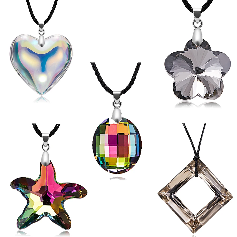 Rinhoo New Charms Austria Crystal Personality Elliptical Mosaic Dark Peach Blossom Heart Star Crystal Pendant For Women Jewelry
Rinhoo New Charms Austria Crystal Personality Elliptical Mosaic Dark Peach Blossom Heart Star Crystal Pendant For Women Jewelry