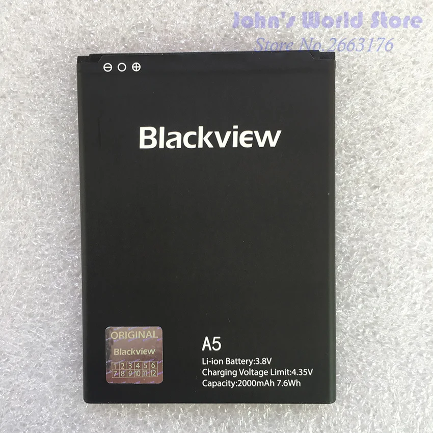 100% NEW Blackview A5 Battery 2000mAh Back Up Battery Replacement For Blackview A5 Smart Phone Free Shipping-In Stock
100% NEW Blackview A5 Battery 2000mAh Back Up Battery Replacement For Blackview A5 Smart Phone Free Shipping-In Stock