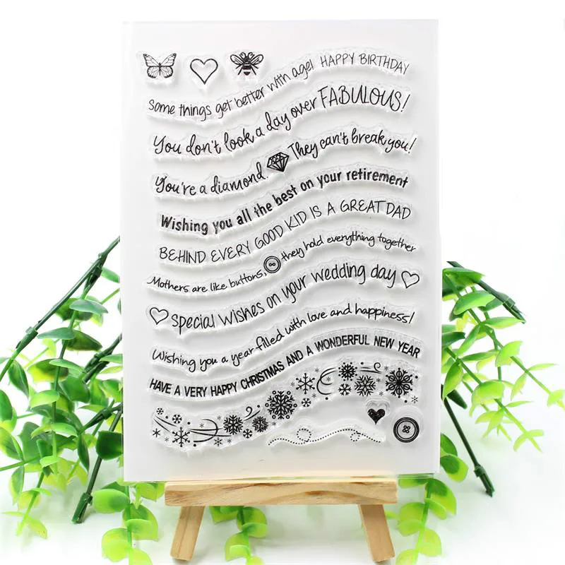 YPP CRAFT Special Wishes Transparent Clear Silicone Stamp/Seal for DIY scrapbooking/photo album Decorative clear stamp 230
YPP CRAFT Special Wishes Transparent Clear Silicone Stamp/Seal for DIY scrapbooking/photo album Decorative clear stamp 230