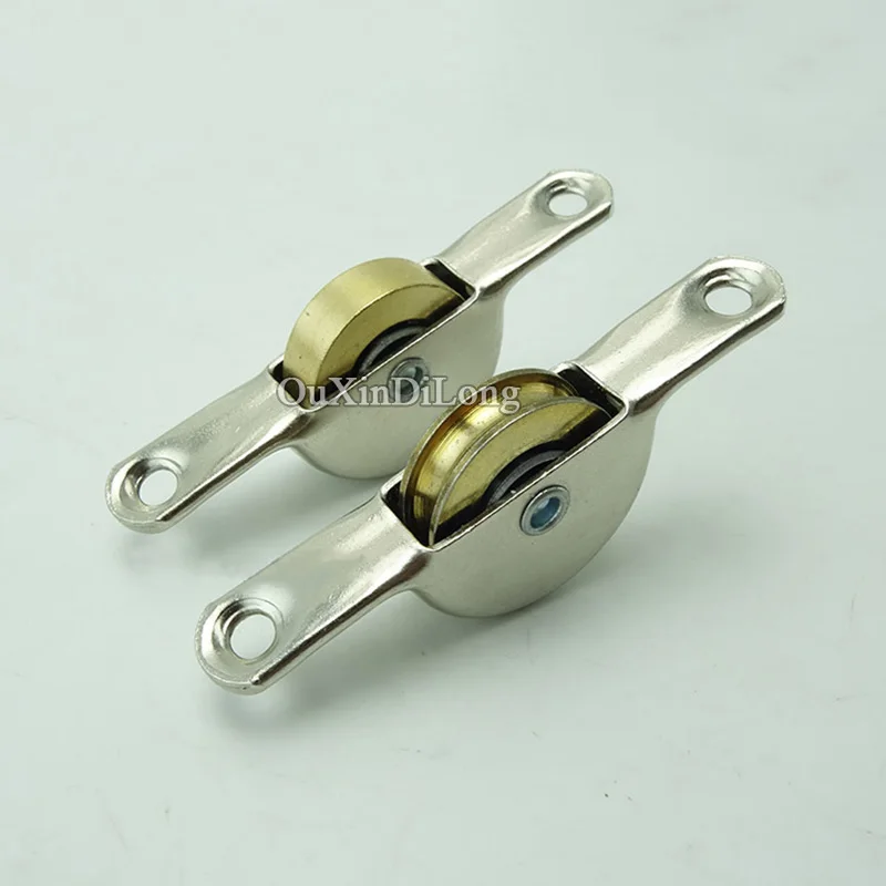 Brand New 10pieces Sliding Door Roller Cabinet Copper Wheel Pulley
